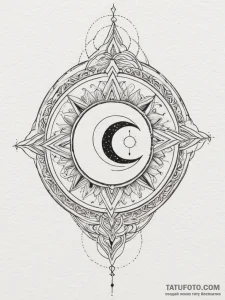 Tattoo sketch a subtle outline of the earth a... - эскиз тату (№1754859872_0, 10.08.2025 21:04) — Tatufoto.com
