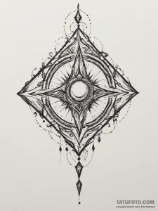 The hunter's mark from bloodborne, tattoo dra... - эскиз тату (№1754862672_0, 10.08.2025 21:51) — Tatufoto.com