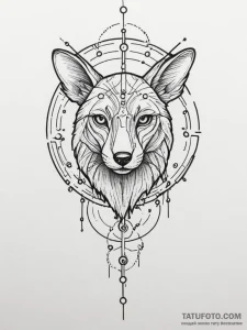 Tattoo design an abstract circuit board formi... - эскиз тату (№1754867075_0, 10.08.2025 23:04) — Tatufoto.com