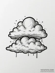 Tattoo sketch a small, whimsical drawing of a... - эскиз тату (№1754873302_0, 11.08.2025 00:48) — Tatufoto.com