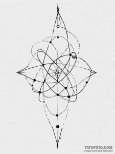 Tattoo design a 'star map' with two specific... - эскиз тату (№1754883996_0, 11.08.2025 03:46) — Tatufoto.com
