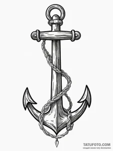 Anchor - эскиз тату (№1754885390_0, 11.08.2025 04:09) — Tatufoto.com