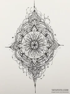 Tattoo design an abstract "glitch in the matr... - эскиз тату (№1754892931_0, 11.08.2025 06:15) — Tatufoto.com