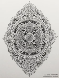 A close-up shot of the intricate engine of a... - эскиз тату (№1754893725_0, 11.08.2025 06:28) — Tatufoto.com