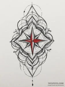 Tattoo design an abstract pattern of gaming u... - эскиз тату (№1754894718_0, 11.08.2025 06:45) — Tatufoto.com