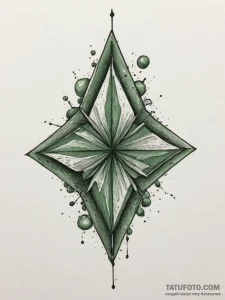 Tattoo sketch: abstract watercolor splashes o... - эскиз тату (№1754896698_0, 11.08.2025 07:18) — Tatufoto.com