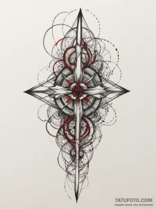 Tattoo sketch a minimalist representation of... - эскиз тату (№1754897691_0, 11.08.2025 07:34) — Tatufoto.com