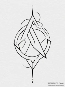 Tattoo sketch a small 'pause' symbol linework... - эскиз тату (№1754903047_0, 11.08.2025 09:04) — Tatufoto.com