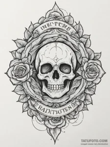 Tattoo sketch a single, fine line forming an... - эскиз тату (№1754911760_0, 11.08.2025 11:29) — Tatufoto.com