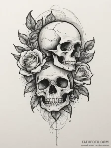 Tattoo design a strong gust of wind shaping a... - эскиз тату (№1754919868_0, 11.08.2025 13:44) — Tatufoto.com