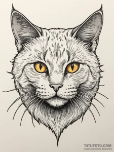 A close-up of a cat's whiskers., concept art... - эскиз тату (№1754920064_0, 11.08.2025 13:47) — Tatufoto.com