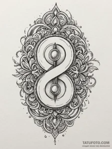 Tattoo design a "power button" symbol on one,... - эскиз тату (№1754926067_0, 11.08.2025 15:27) — Tatufoto.com