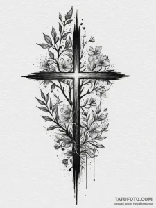 Tattoo sketch a subtle forest silhouette inco... - эскиз тату (№1754926264_0, 11.08.2025 15:31) — Tatufoto.com