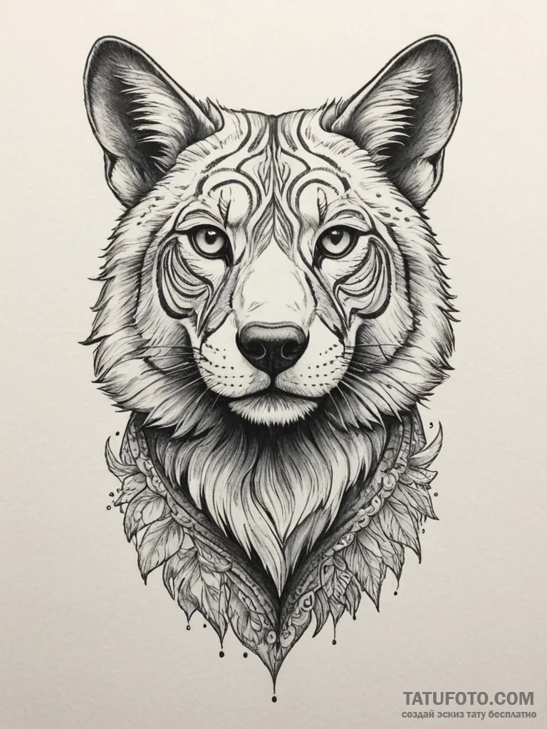 Engraving, tattoo line art, clean lines, cris... - эскиз тату (№1754926458_0, 11.08.2025 15:34) — Tatufoto.com