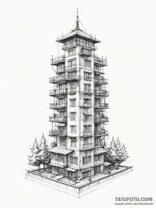 р“сђсѓрїрїр° 17: architectural & structural (... - эскиз тату (№1754930524_0, 11.08.2025 16:42) — Tatufoto.com