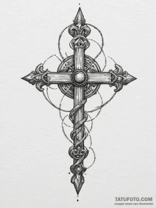 Tattoo sketch: a simple, elegant tattoo of a... - эскиз тату (№1754950241_0, 11.08.2025 22:10) — Tatufoto.com