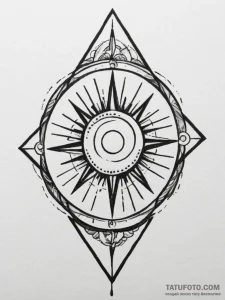 Tattoo design a stylized "respawn" symbol wit... - эскиз тату (№1754954850_0, 11.08.2025 23:27) — Tatufoto.com