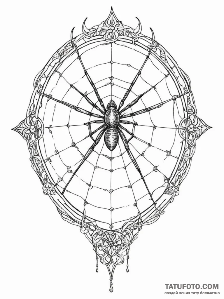 Tattoo sketch a fine line pattern resembling... - эскиз тату (№1754964878_0, 12.08.2025 02:14) — Tatufoto.com
