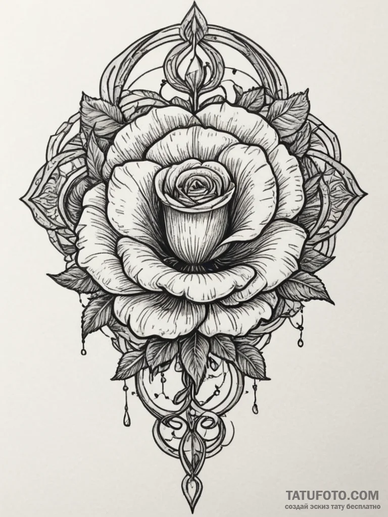 Tattoo sketch libra's scales balanced by a si... - эскиз тату (№1754966074_0, 12.08.2025 02:34) — Tatufoto.com