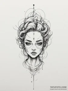 Tattoo design a glitching character sprite ab... - эскиз тату (№1754966472_0, 12.08.2025 02:41) — Tatufoto.com