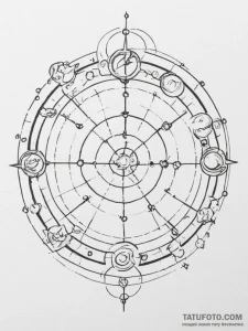 Tattoo sketch a full sleeve concept of the en... - эскиз тату (№1754968688_0, 12.08.2025 03:18) — Tatufoto.com