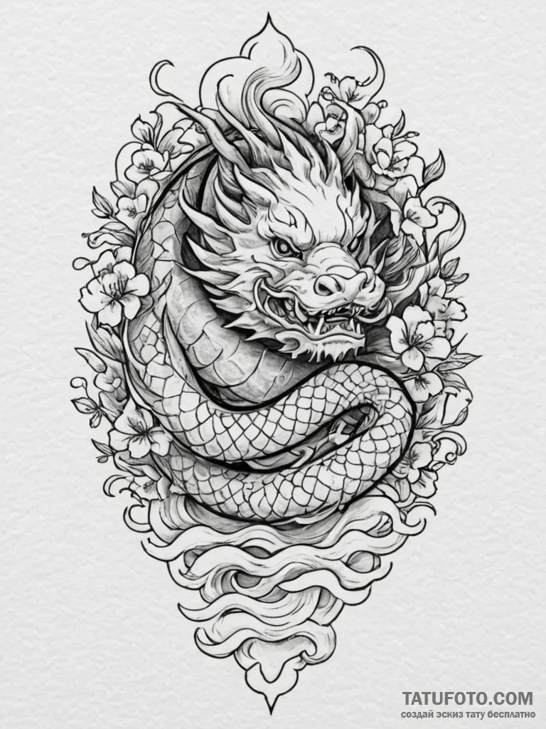 Tattoo design: a protective tattoo of mokosh'... - эскиз тату (№1754969291_0, 12.08.2025 03:28) — Tatufoto.com
