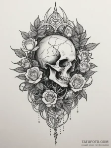 Tattoo design: a depiction of the creation of... - эскиз тату (№1754973086_0, 12.08.2025 04:31) — Tatufoto.com