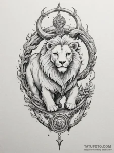 Tattoo design a zodiac symbol appearing as if... - эскиз тату (№1754974487_0, 12.08.2025 04:54) — Tatufoto.com
