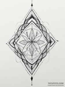Tattoo sketch a minimalist representation of... - эскиз тату (№1754975688_0, 12.08.2025 05:14) — Tatufoto.com