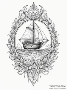 Tattoo sketch a delicate pattern along the si... - эскиз тату (№1754977908_0, 12.08.2025 05:51) — Tatufoto.com