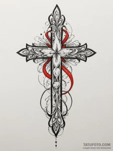 Tattoo design a delicate word on the back of... - эскиз тату (№1754978307_0, 12.08.2025 05:58) — Tatufoto.com