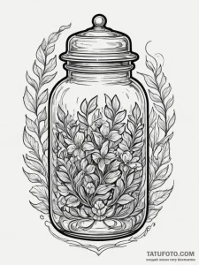 Tattoo design a 'memory capsule' design, perh... - эскиз тату (№1754980910_0, 12.08.2025 06:41) — Tatufoto.com