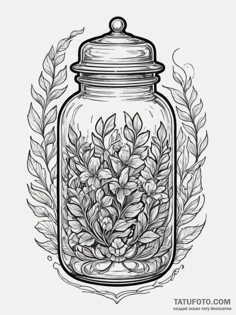 Tattoo design a 'memory capsule' design, perh... - эскиз тату (№1754980910_0, 12.08.2025 06:41) — Tatufoto.com