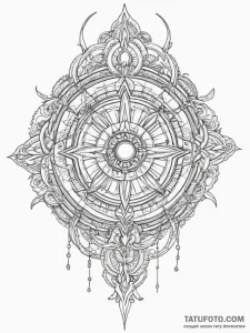 Tattoo sketch a futuristic weapon sight with... - эскиз тату (№1754983850_0, 12.08.2025 07:30) — Tatufoto.com