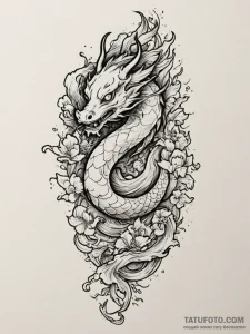 Tattoo design a stylized "press any key" mess... - эскиз тату (№1754987388_0, 12.08.2025 08:29) — Tatufoto.com