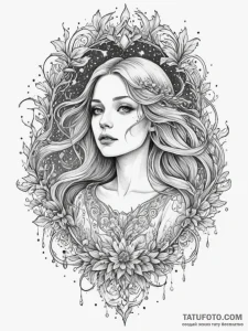 Tattoo design 'continue?' with a ghostly, fad... - эскиз тату (№1754990748_0, 12.08.2025 09:25) — Tatufoto.com