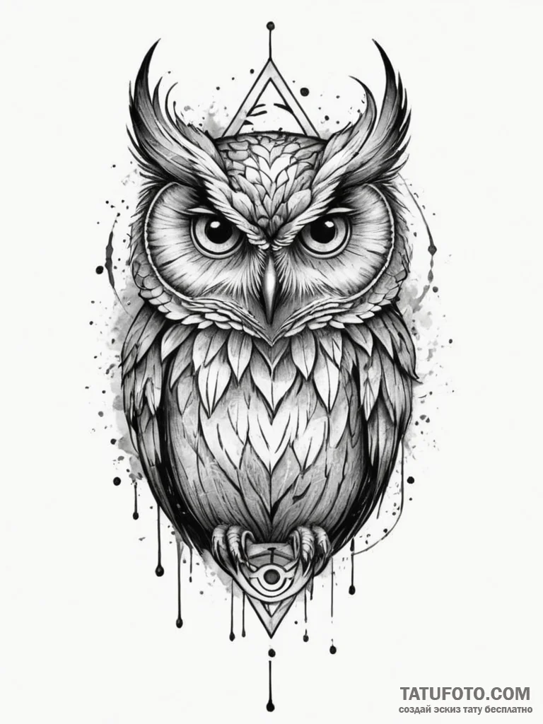 147. tattoo design: a "veda" rune with a subt... - эскиз тату (№1754994496_0, 12.08.2025 10:28) — Tatufoto.com