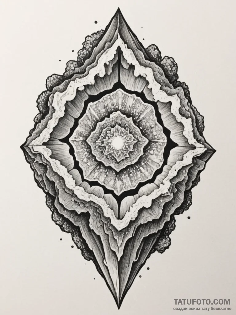 Geode - эскиз тату (№1754995684_0, 12.08.2025 10:48) — Tatufoto.com