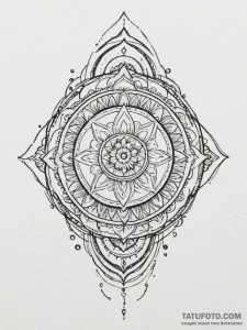 Tattoo sketch a pixelated "coin block" with c... - эскиз тату (№1754997101_0, 12.08.2025 11:11) — Tatufoto.com