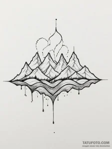 Tattoo sketch an abstract rendering of a "lev... - эскиз тату (№1754997307_0, 12.08.2025 11:15) — Tatufoto.com