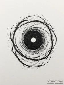 Black hole, concept art for tattoo, black and... - эскиз тату (№1754997513_0, 12.08.2025 11:18) — Tatufoto.com