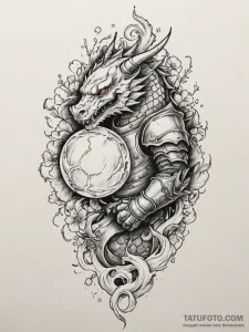 Tattoo design a knight's armored gauntlet hol... - эскиз тату (№1754999322_0, 12.08.2025 11:48) — Tatufoto.com