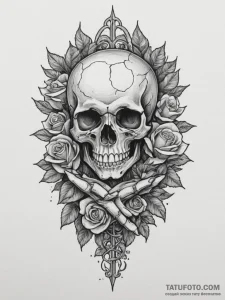 Tattoo design a detailed depiction of callous... - эскиз тату (№1755002748_0, 12.08.2025 12:45) — Tatufoto.com
