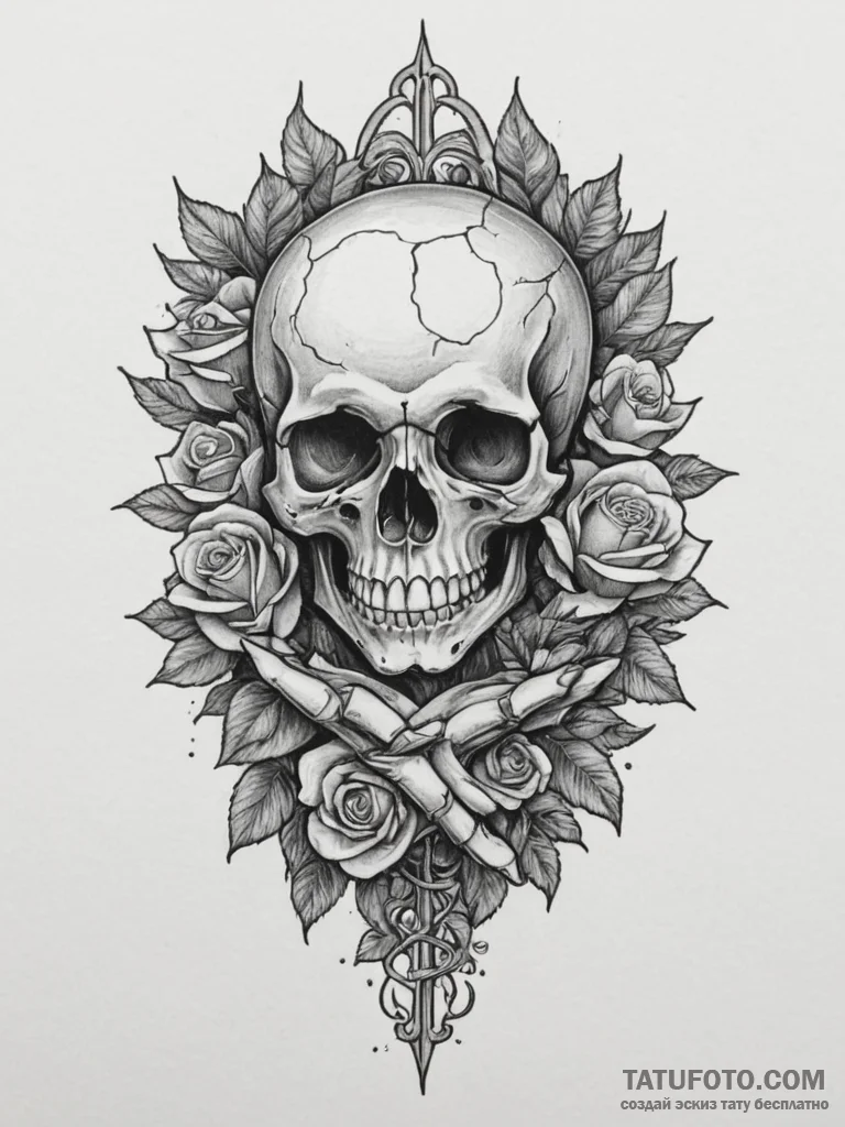 Tattoo design a detailed depiction of callous... - эскиз тату (№1755002748_0, 12.08.2025 12:45) — Tatufoto.com