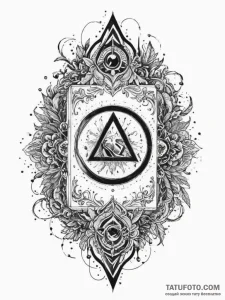 Tattoo design an ornate fantasy book with a h... - эскиз тату (№1755003152_0, 12.08.2025 12:52) — Tatufoto.com
