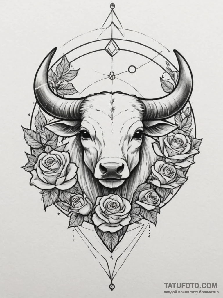 Tattoo sketch a geometric circle with the zod... - эскиз тату (№1755003944_0, 12.08.2025 13:05) — Tatufoto.com