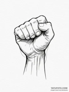 Fist - эскиз тату (№1755004739_0, 12.08.2025 13:18) — Tatufoto.com