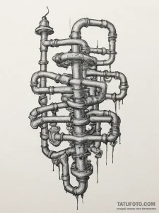 Tattoo sketch a network of strong, interconne... - эскиз тату (№1755008350_0, 12.08.2025 14:19) — Tatufoto.com