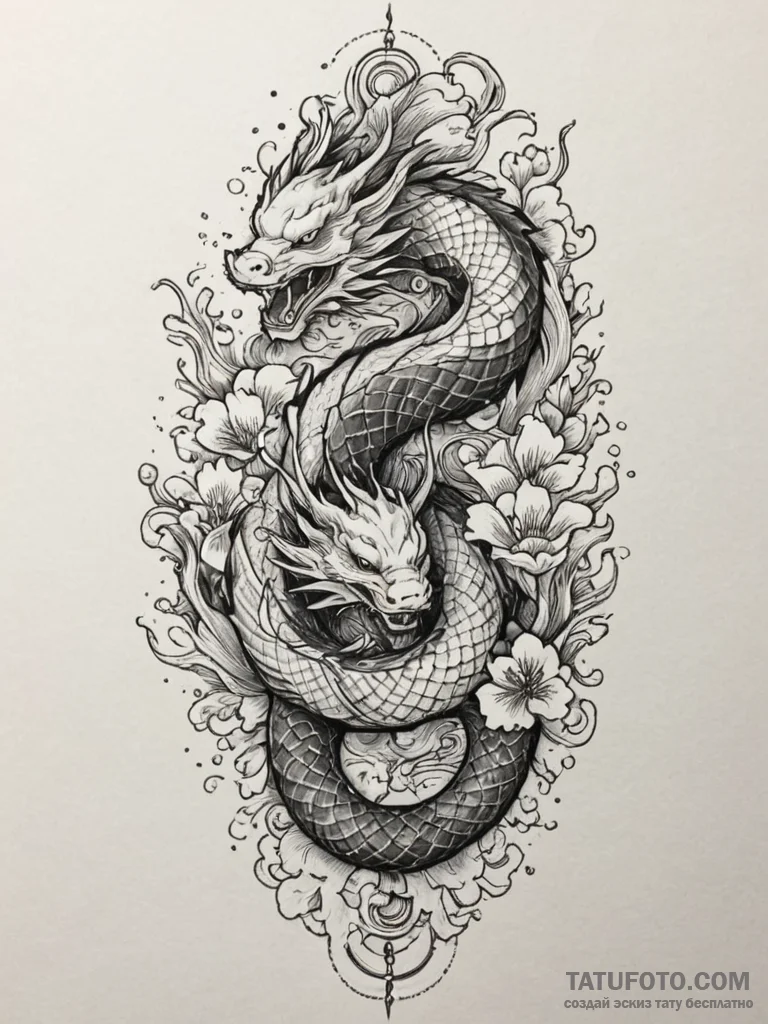 Tattoo sketch a magical warding symbol glowin... - эскиз тату (№1755009544_0, 12.08.2025 14:39) — Tatufoto.com