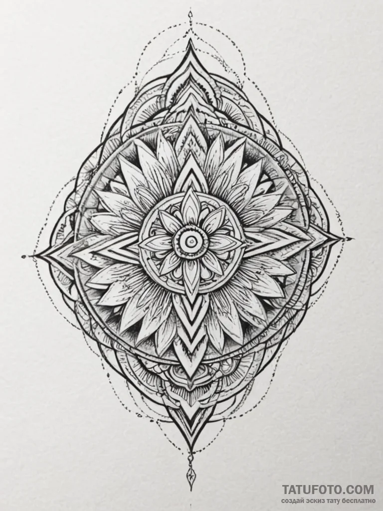 Knife, concept art for tattoo, geometric tatt… — эскиз тату (№1755010343_0, 12.08.2025 14:52) — Tatufoto.com